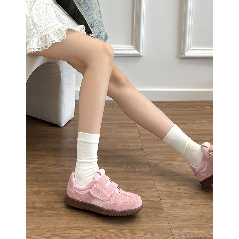 Damen Bequeme Sneakers mit Klettverschluss