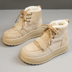 Damen modische gefütterte Winterstiefel mit rutschfester Sohle R&B