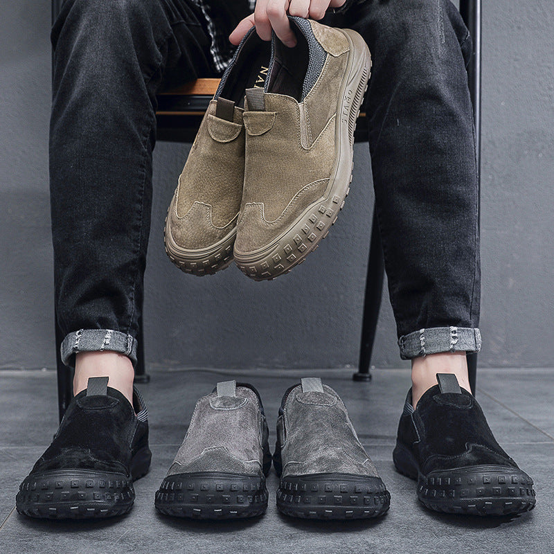 Damen Bequeme Slip-On Freizeitschuhe mit rutschfester Sohle