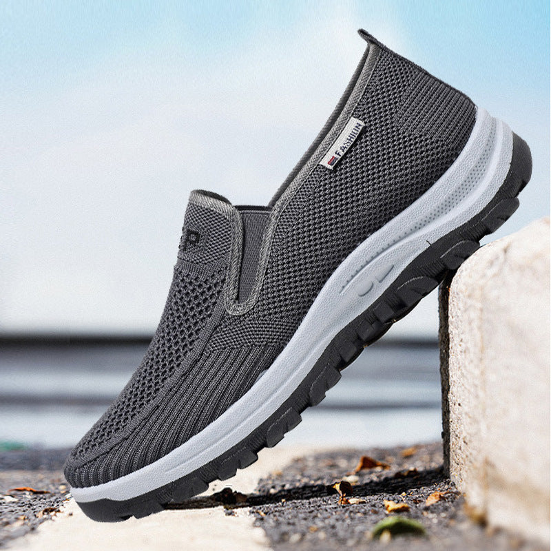 Damen Bequeme Slip-On Laufschuhe mit atmungsaktiver Mesh-Oberfläche R&B