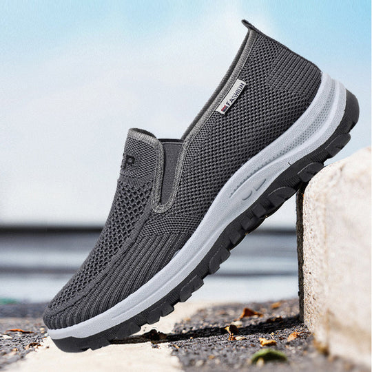 Damen Bequeme Slip-On Laufschuhe mit atmungsaktiver Mesh-Oberfläche R&B