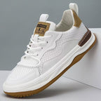 Herren Sportliche Freizeitschuhe aus atmungsaktivem Leder mit gepolsterter Sohle R&B