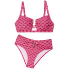 Damen Bikiniset mit modischem Verschluss und floralem Design R&B