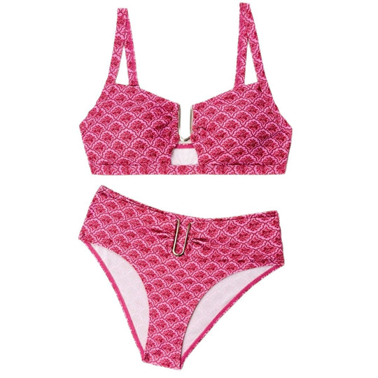 Damen Bikiniset mit modischem Verschluss und floralem Design R&B
