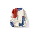 Herren Strickpullover mit kreativem Muster und strukturierten Akzenten