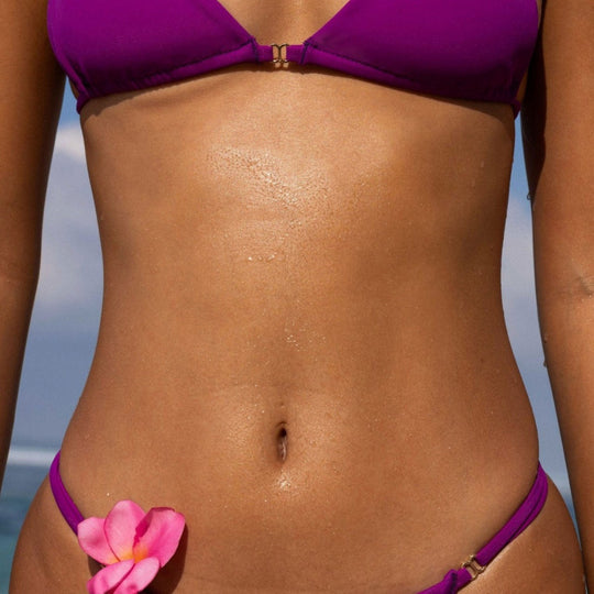 Damen Triangel-Bikini-Set mit verstellbaren Trägern und figurformender Passform R&B