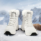 Damen isolierte Winterstiefel mit kuscheligem Futter und rutschfester Sohle