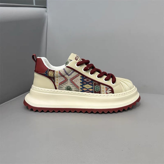 Damen modische Sneakers mit ethnischem Design und komfortabler Dämpfung R&B