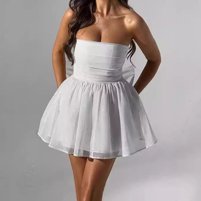 Damen Glamouröses Cocktailkleid mit schimmernden Details R&B