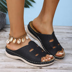 Damen Komfortable Clogs mit atmungsaktivem Design und modischen Ausschnitten R&B