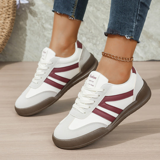 Damen Freizeit-Sneaker mit atmungsaktiver Obermaterialkombination und rutschfester Sohle R&B