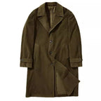 Herren eleganter und stilvoller Wollmantel R&B