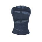 Damen Oberteil mit raffinierten Cut-Out-Design R&B