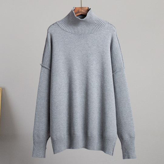 Damen Modischer Rollkragenpullover R&B