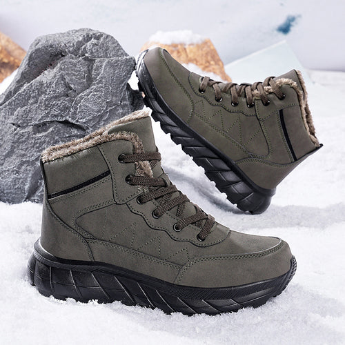 Damen Winterstiefel mit isolierendem Innenfutter und rutschfester Sohle R&B