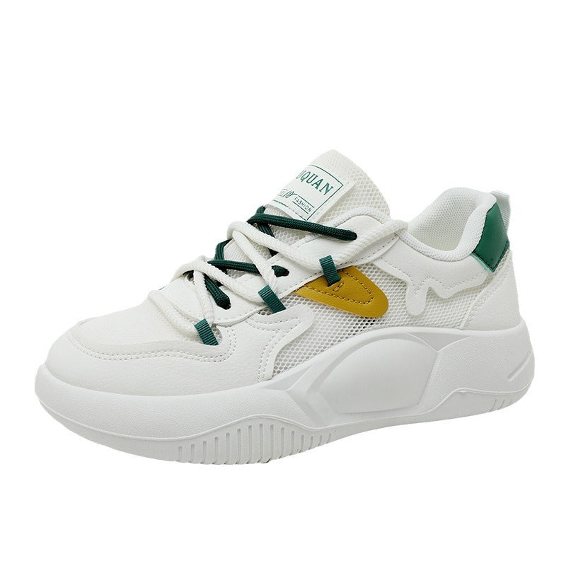 Damen Sportliche Sneakers mit atmungsaktiver Mesh-Oberfläche und robustem Sohlenprofil R&B