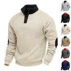 Herren Sportpullover mit hochwertigem Stehkragen R&B