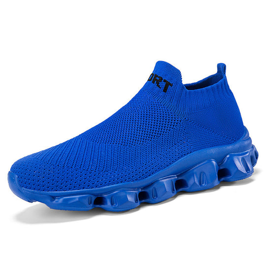 Damen Bequeme Strick-Sneaker mit elastischem Bund R&B
