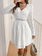 Damen Kleid mit Wellenmuster R&B