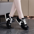 Damen Atmungsaktive Freizeitsneaker mit flexibler Gummisohle R&B