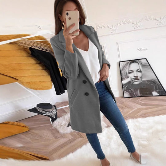 Damen Blazer im doppelten Knopfdesign R&B