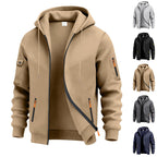 Herren funktionale Kapuzenjacke mit technischen Taschen R&B