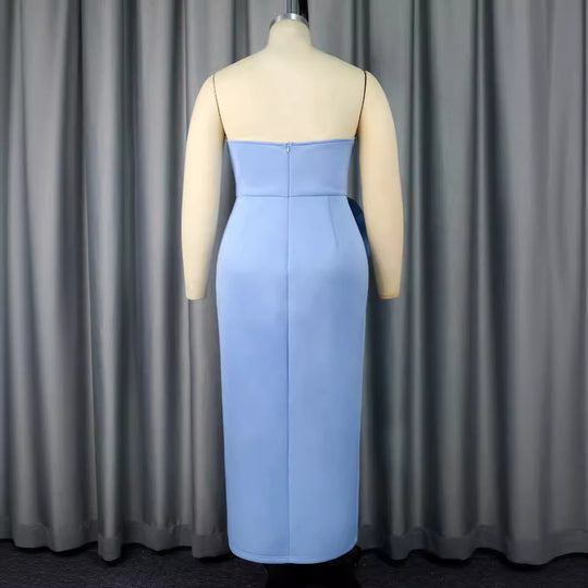 Damen Figurbetontes Abendkleid mit floralem Akzenten R&B