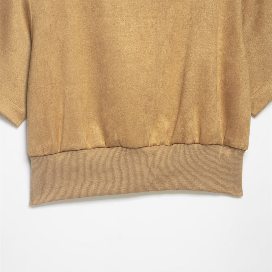 Damen Cropped T-Shirt mit elegantem Bund R&B