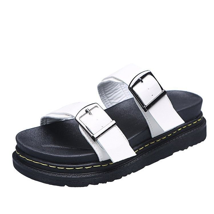 Damen Riemensandalen mit ergonomischem Fußbett und verstellbarem Schnallenverschluss R&B