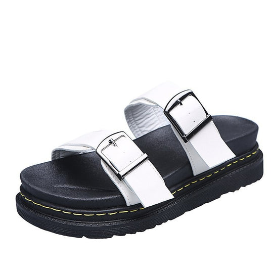 Damen Riemensandalen mit ergonomischem Fußbett und verstellbarem Schnallenverschluss R&B