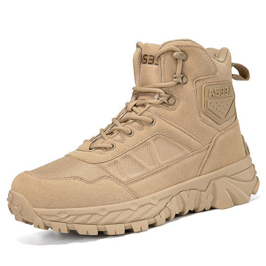 Herren Hochwertige Outdoor-Stiefel mit rutschfester Sohle und verstärktem Knöchelschutz R&B