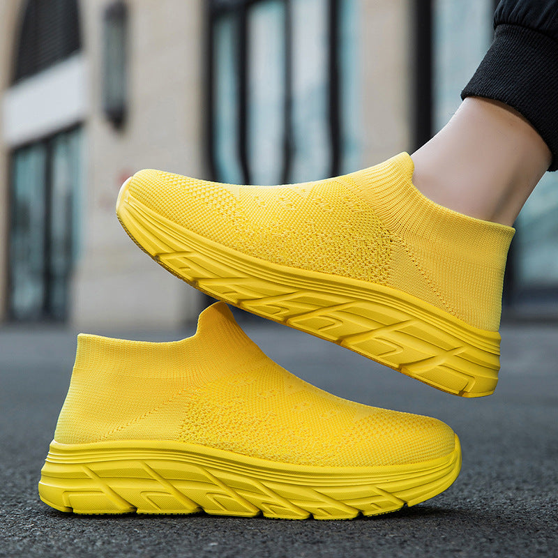 Damen Hochleistungs-Sneaker mit flexiblem Strick-Obermaterial und dämpfender Sohle R&B