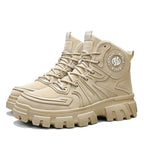 Damen Robust und stilvoller High-Top Stiefel mit rutschfester Sohle und stoßdämpfendem Innenfutter R&B
