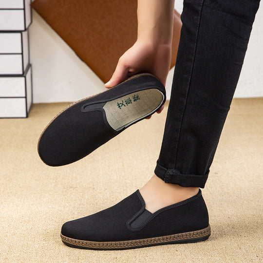 Damen klassische Slip-On Slipper aus elastischem Material R&B