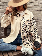 Damen Overshirt mit trendigem Leopardenmuster und komfortabler Passform R&B
