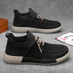 Damen sportive Sneakers mit elastischem Schaft und rutschfester Sohle R&B