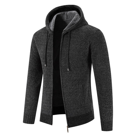 Herren Kapuzenjacke mit weichem Innenfutter und innovativem Design R&B