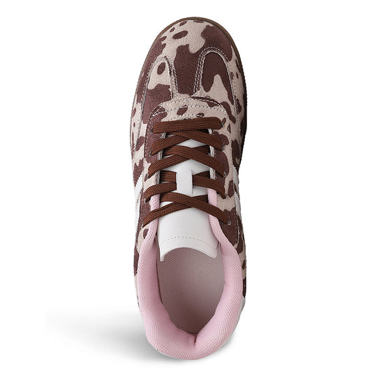 Damen Sportliche Sneakers im trendigen Mustermix R&B
