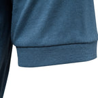 Herren Kurzarm Henley-T-Shirt mit modernem Reißverschluss und hochwertiger Baumwollmischung