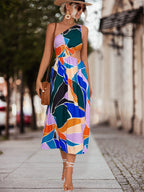 Damen Sommerliches Blumenkleid mit voluminösen Rüschendetails und komfortablem Schnitt R&B