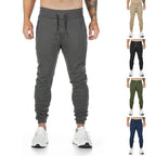 Herren Sportliche Jogginghose mit praktischen Reißverschlusstaschen und elastischem Bund R&B