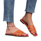 Damen Komfortable Zehensandalen mit modischem Schnitt und dekorativen Riemen R&B