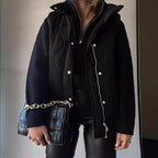 Damen Steppweste mit hohem Kragen und praktischen Taschen R&B