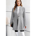 Damen Moderne Strickblazer mit schmalem Schnitt und eleganten Details R&B