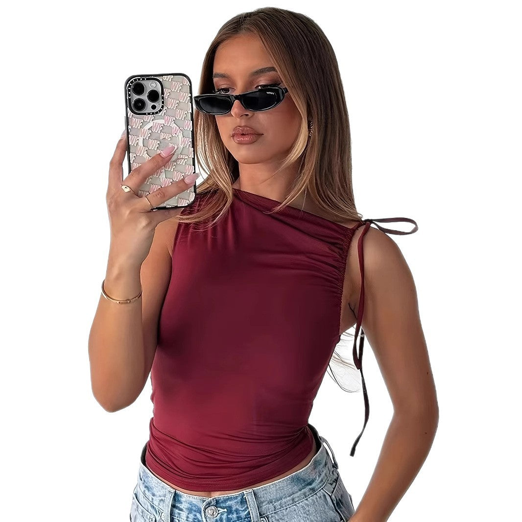 Damen asymmetrisches Oberteil R&B