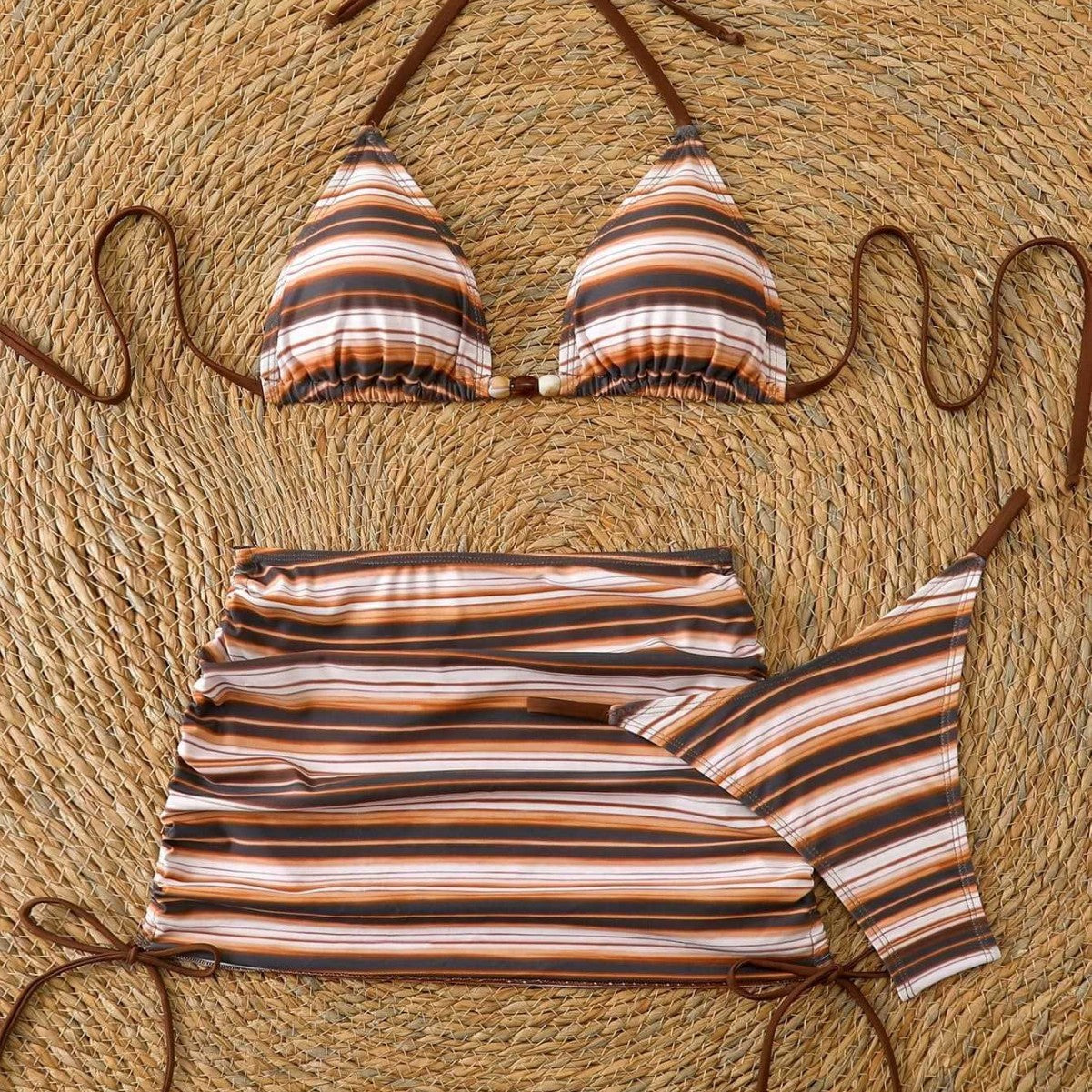 Damen Bikini-Set mit variabler Raffung R&B