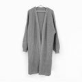 Damen Offene Strickjacke mit lässigem Schnitt und grober Maschenstruktur R&B