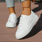 Damen Sneakers mit weichem Obermaterial und bequemer Dämpfung R&B