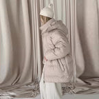 Steppjacke Damen tailliert mit hohem Kragen