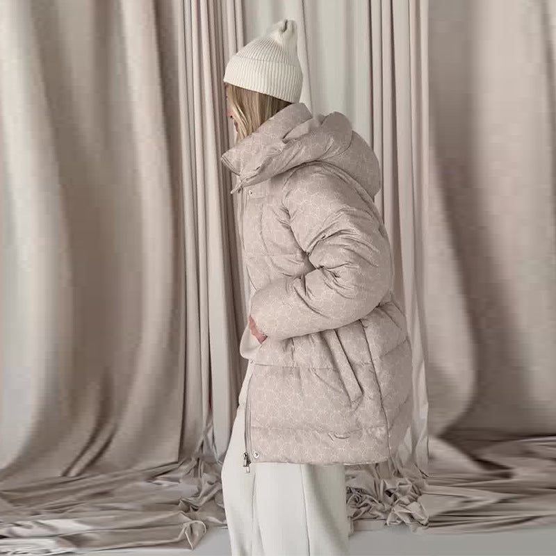 Steppjacke Damen tailliert mit hohem Kragen